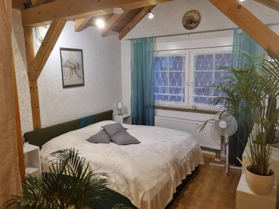 ארפורט Gemuetliche Dachgeschosswohnung מראה חיצוני תמונה