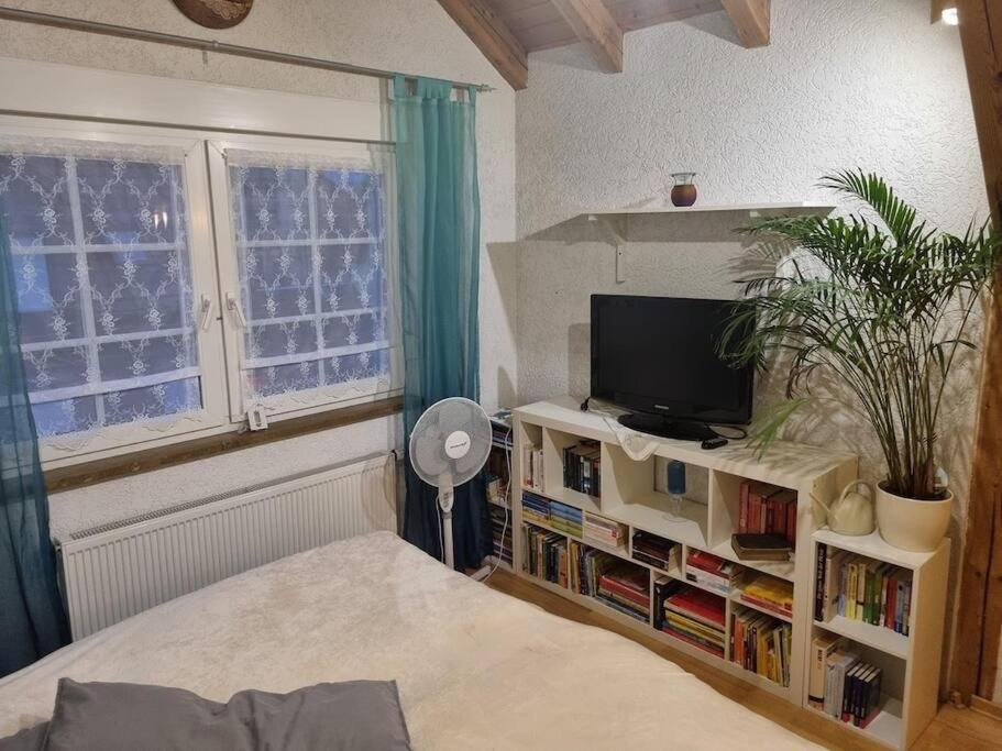 ארפורט Gemuetliche Dachgeschosswohnung מראה חיצוני תמונה